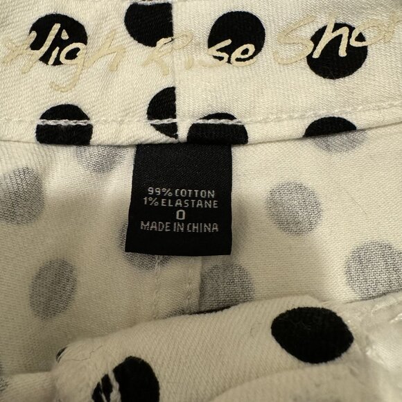 NWT! 3 For $15‼️ BUNDLE & SAVE London Jean High Rise Polka Dots Shorts Size 0 - Picture 7 of 8